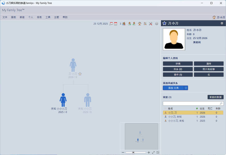 谱制作工具My Family Tree v16.0.0.0绿色版